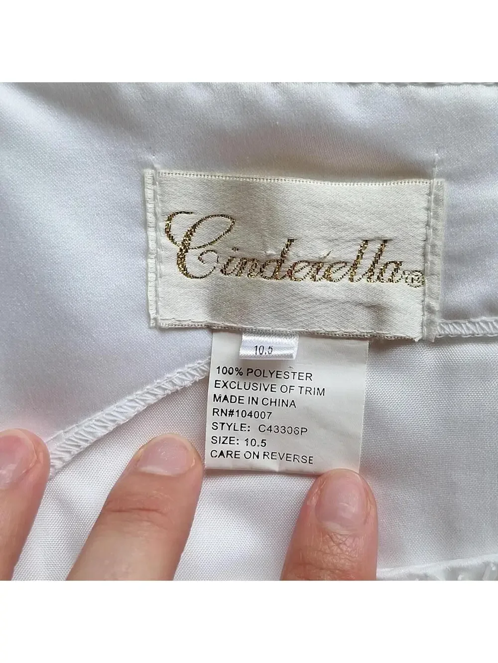 Cinderella Girls Formal Church Communion Dress Size 10.5